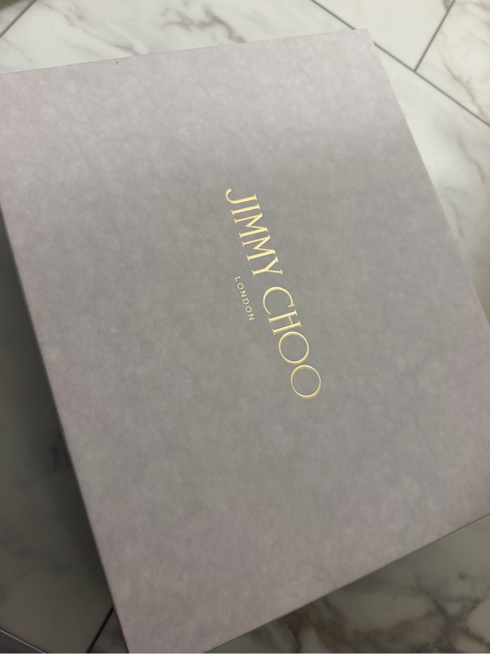 Jimmy Choo Lilac Box with Gold Logo